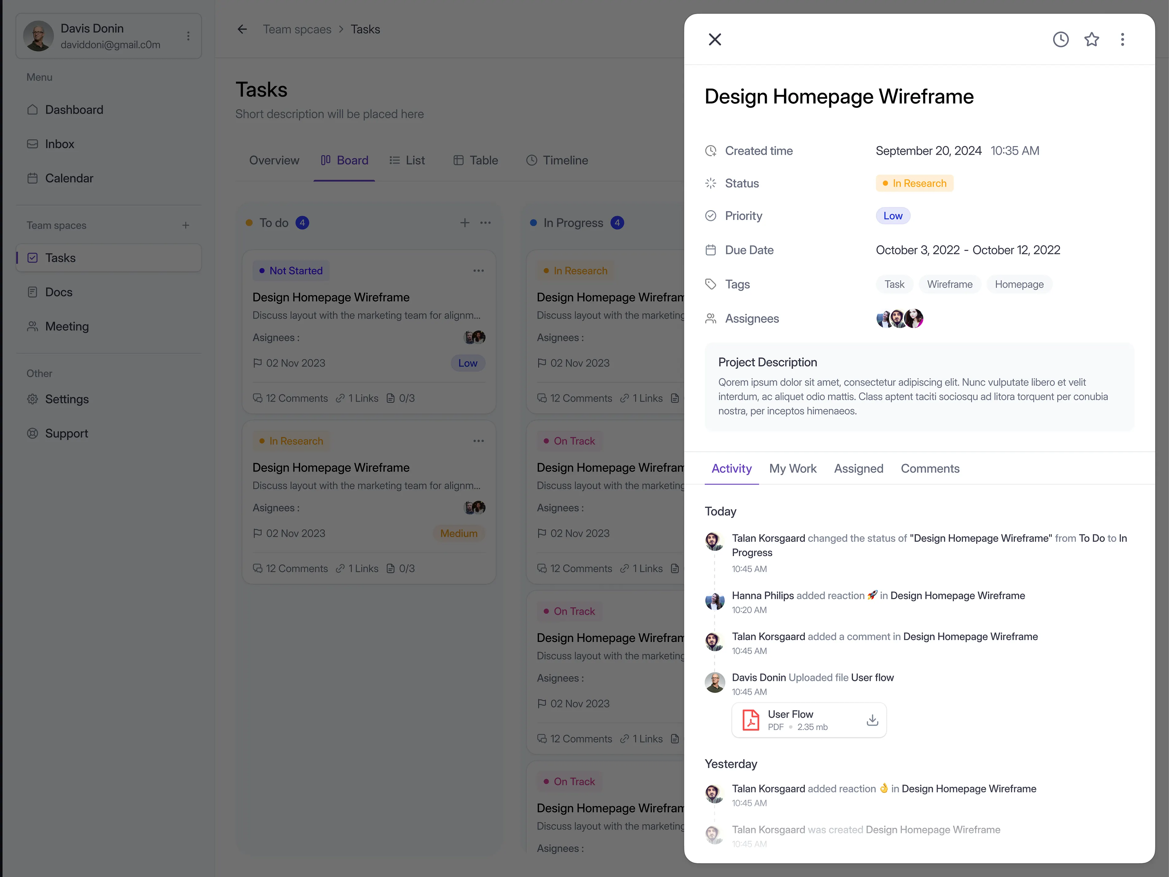 app screen